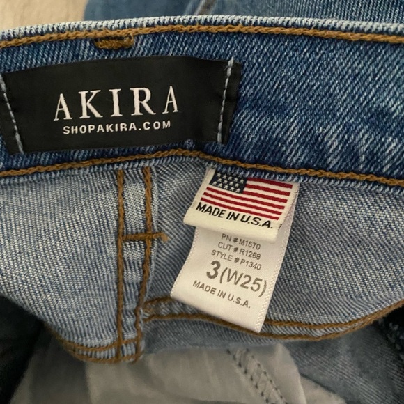 Women’s Akira Light Wash High Rise Skinny Jeans Size 25 - Picture 4 of 4